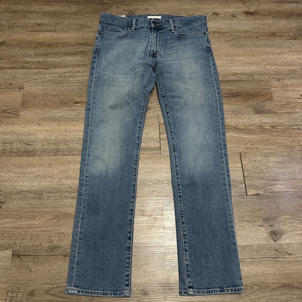 Abercrombie & Fitch Slim Straight Jeans Mens‎ 32x32 Medium Wash Stretch